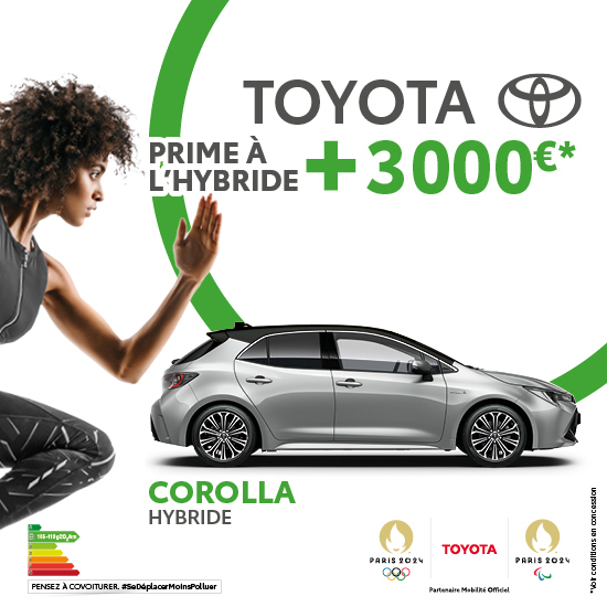 Offre prime à l’hybride Toyota