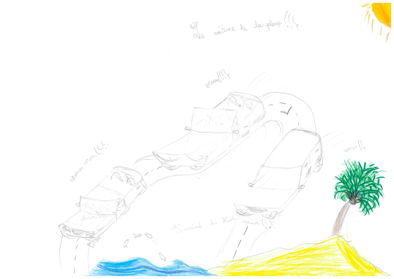 Les voitures de la plage - Coline