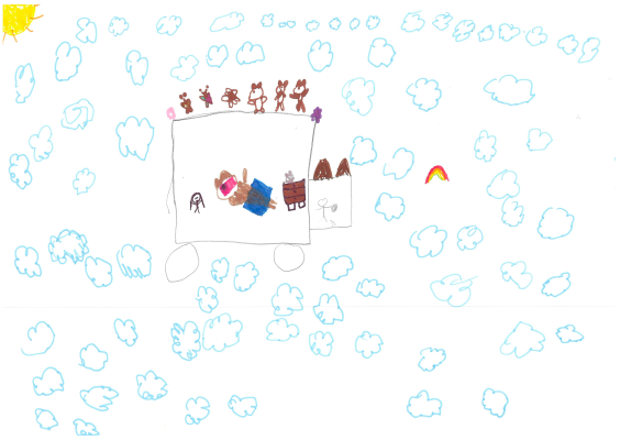 La voiture nounours - Naia