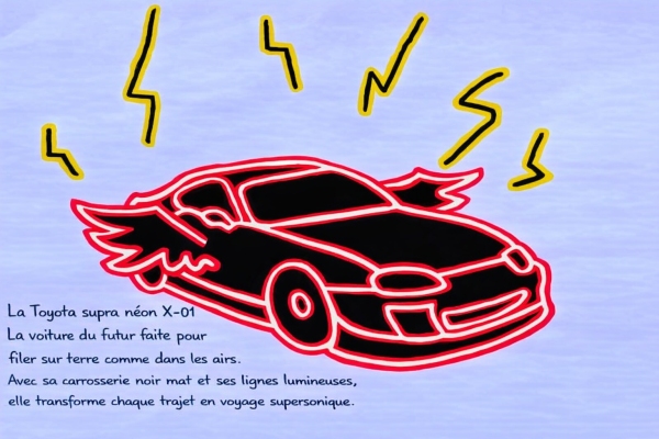 La Toyota Supra Neon X-01 - Dorian